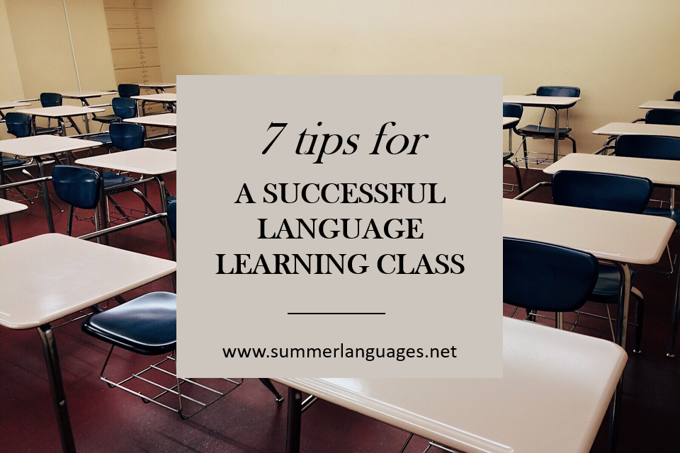 7 tips for a successful language learning class